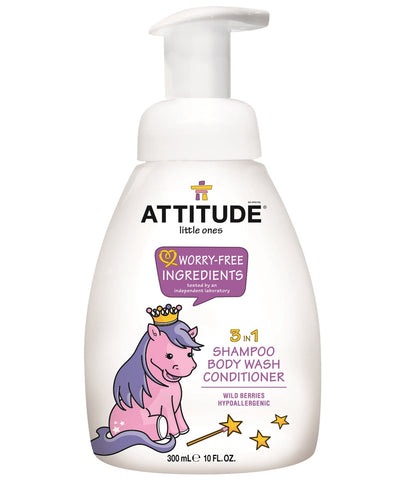 Little Ones 3 in 1 Shampoo, Body Wash & Conditioner - Wild Berries