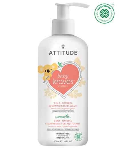Baby Leaves 2-in-1 Shampoo and Body Wash - Pear Nectar