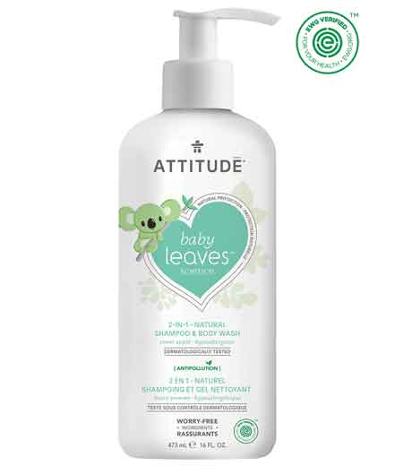 Baby Leaves 2-in-1 Shampoo and Body Wash - Sweet Apple