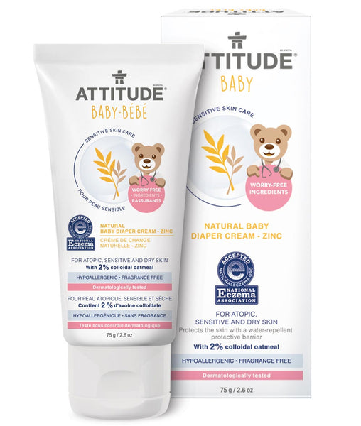 Sensitive Skin Care Natural Baby Diaper Cream - Zinc